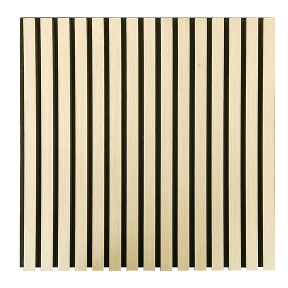 Lambrin Acústico Panel decorativo Eucalipto Para Muro Tipo Madera 60x60cm 4pz