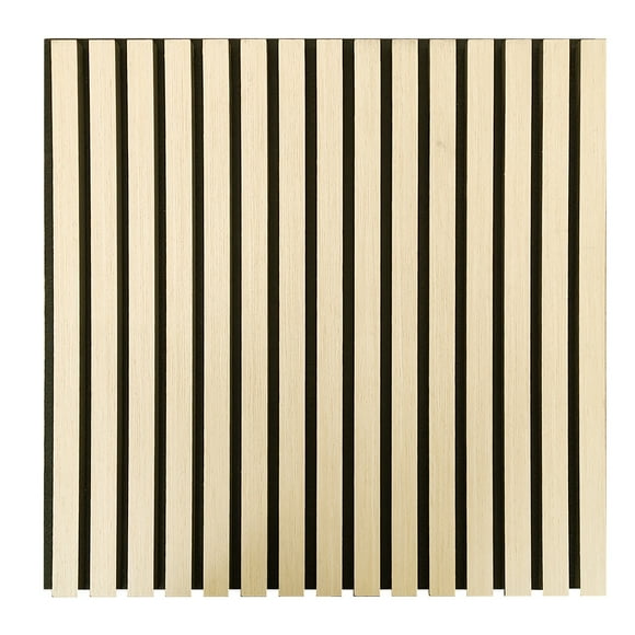 Lambrin Acústico Panel decorativo Eucalipto Para Muro Tipo Madera 60x60cm 4pz