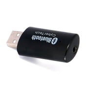 CyberTech BriteLink USB Bluetooth Speaker Adapter/Wireless Music Receiver with A2DP Technology, 3.5 mm Stereo Output for Home Audio Stereo, Car Aux In, Portable Speakers, Headphones