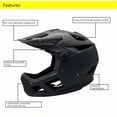 thumbnail image 4 of Casco integral de bicicleta MTB Professional Racing 55-59 cm, 4 of 7