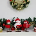 thumbnail image 6 of Christmas 2PCS Standing Bird Ornaments Figurine Handmade Cute Fabric Xmas Birds Statue Ornament for Home Tabletop Centerpiece Indoor Christmas Decor Prop Gift, 6 of 7