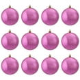 thumbnail image 2 of Northlight 12ct Shatterproof Shiny Christmas Ball Ornament Set 4" - Pink, 2 of 9