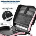 thumbnail image 4 of FORMRS Zipper Binder with Shoulder Strap 2-inch Ring 500 Sheet Capacity File Bag, Pink Cute Cherry Pattern, 4 of 5