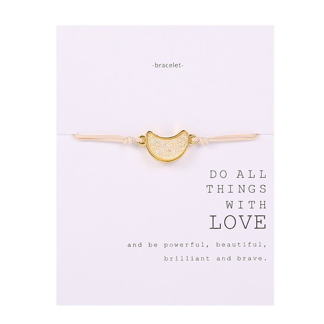 Xihbxyly Pulsera de Tarjeta para Mujer, Pulsera Europea con Tarjeta de Bendición para Maestras, Pulsera con Cadena, Pulsera Diy