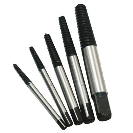 

5pcs High Hardness Chrome Steel Screw Extractor \u0026 Rust Removal To Remove Broken Screws Seconds With