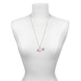 thumbnail image 3 of Delight Jewelry Silvertone Pineapple - Hot Pink Heart Nurse Strong Zoe Necklace, 3 of 4