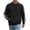 Black, variant on Gytharion Men's Contrast Stripe Sweatshirts Crew Neck Kangaroo Pockets Ribbed Cuffs Comfortable Pullovers Fall Winter Sports Sweatshirts
