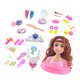 thumbnail image 3 of Cabeza de Muñeca para Peinar y Maquillar Cabello Rubio Hermoso. Accesorios de Peinado y Maquillaje incluidos para Niñas Mayores de 3 Años Baoblaze Pretend Make Up for Girls, 3 of 6
