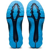 ASICS Men's NOVABLAST Pixel Noise Running Shoe, 7.5 US (Standard ), French Blue / Black