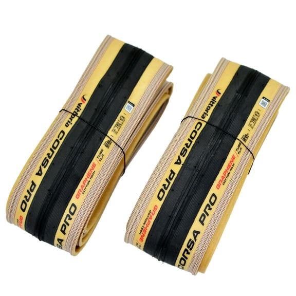 Vittoria CORSA PRO GRAPHENE Clincher TLR Tire 700x26C , Skinwall / Black #VT2716