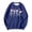 Navy, variant on Women's Crew Neck Pullover Sweatshirt Long Sleeve Dancing Skeleton Graphic Casual Daily Tops