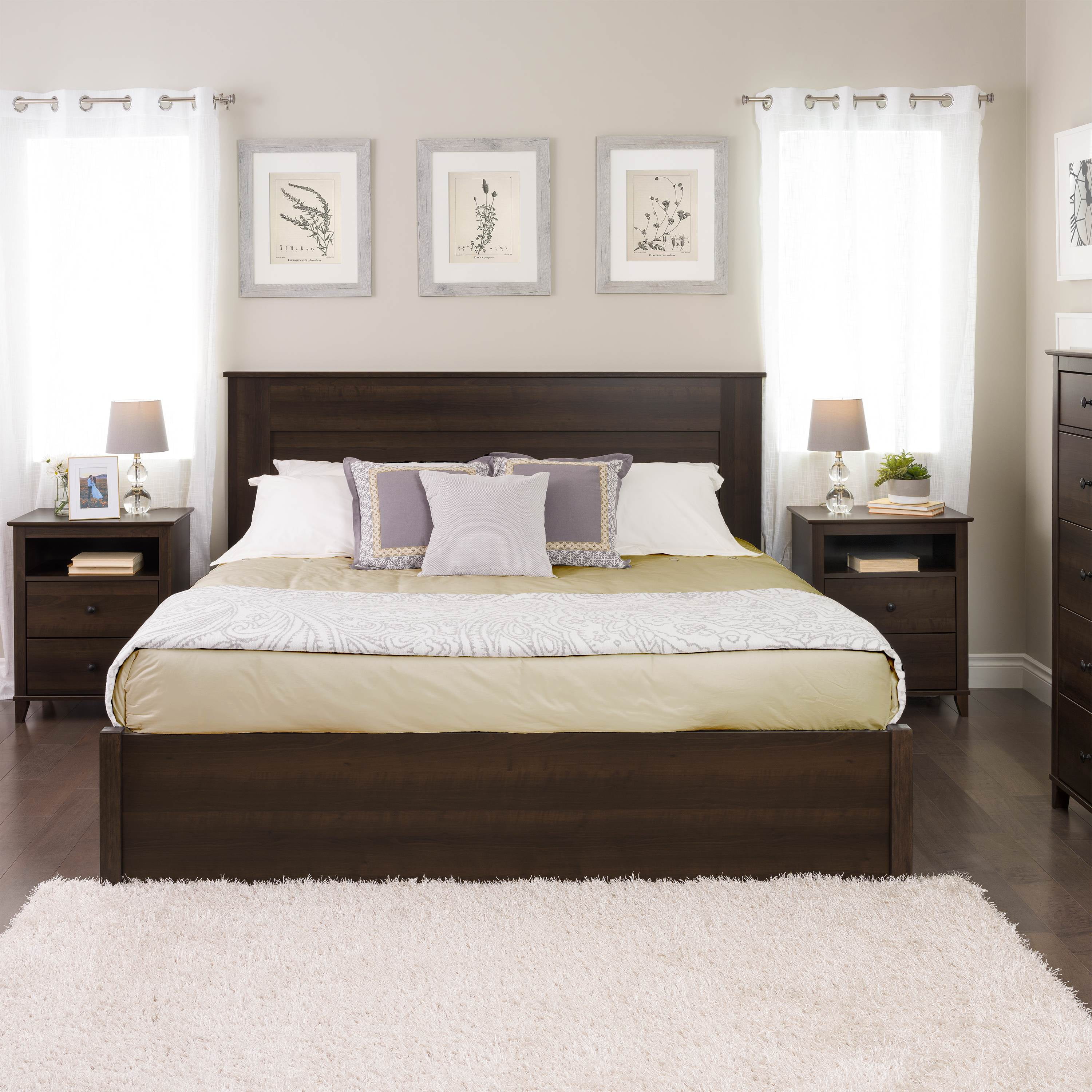 Prepac Select Flat Panel Headboard, Multiple Sizes and Finishes