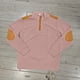 thumbnail image 3 of Camisetas de Verano de Manga Larga para Hombres Cuello de Pie Bloque de Color Botón Parchado Blusa Casual, Nylon Suave Spandex, 3 of 5