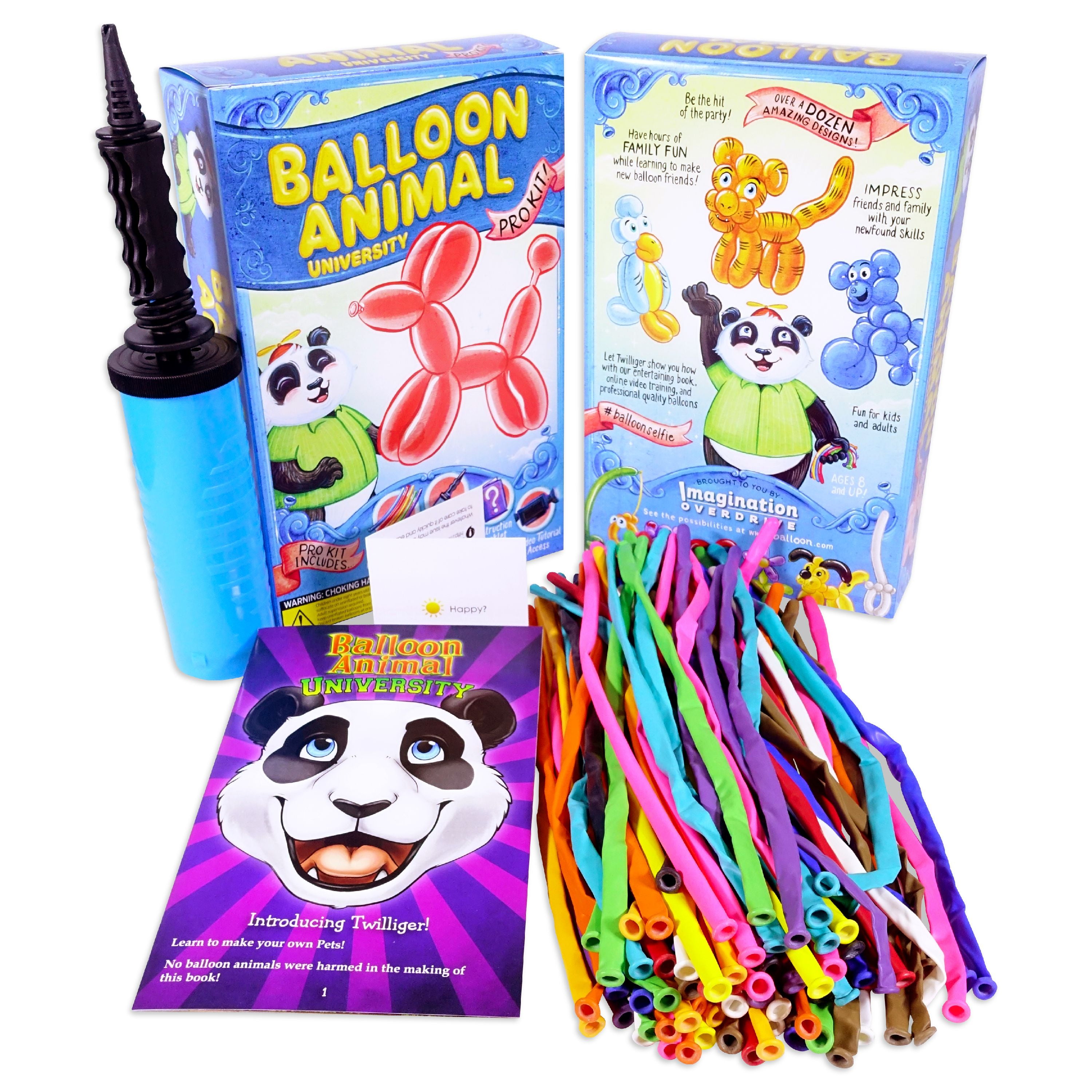 Balloon Animal University PRO 100 Kit. You Can Learn to Make Balloon Animals  