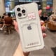 thumbnail image 3 of Funda para teléfono con tarjetero y billetera para iPhone 14, 15 Pro, 11, 12, 13 Pro Max, funda para iPhone 16, 15, 7, 8 Plus, XR, SE, funda de silicona con bolsillo para fotos, 3 of 5