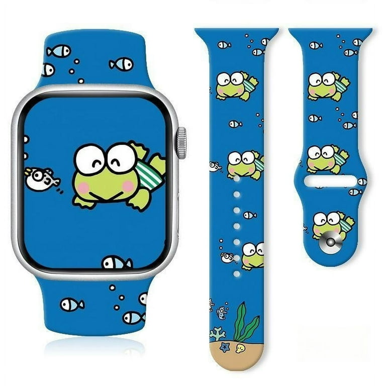 maru.mama ✨ Anime Sanrioed Pochacco Keroppi Badbadtz-Maru Silicone Strap