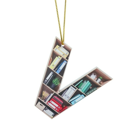 

Book Lovers Heart Shaped Bookshelf Pendant Acrylic Ornament Hot Sale Clearance