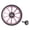 pink, variant on Sagargo Alloy 72mm Wide Body Folding Bike for Easy Wheels Dual Bearing for Brompton Black