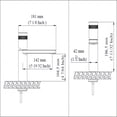 thumbnail image 6 of EZANDA Single-Hole Single-handle Bathroom Faucet with Drain Assembly,Polished Chrome, 6 of 8