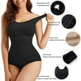 thumbnail image 6 of Irisnaya Shapewear Bodysuit for Women Waist Trainer Tummy Control Full Body Shaper Scoop Neck Tank Top Girdle Jumpsuit Open Bust Sexy Slimming Bodysuits(Black XL-2XL), 6 of 7