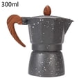 thumbnail image 1 of Cafetera italiana de 150/300ml, cafetera Moka de aluminio, cafetera de goteo frío Espresso, cafeteras italianas con colador WD.WDQZL Cocina, 1 of 5
