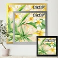 thumbnail image 4 of Designart 'Yellow Flowers and Tropical Foliage XI' Traditional Framed Art Print, 4 of 4