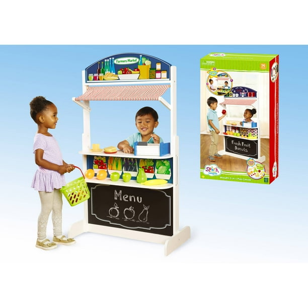 Spark. Create. Imagine cafe stand