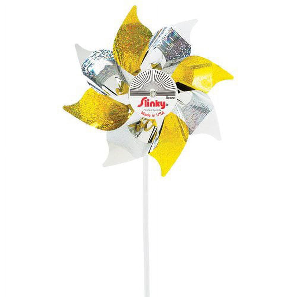 Slinky Reflective Flower Pinwheels And Wind Spinners Christmas Decor