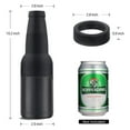 thumbnail image 2 of Yucurem Double Walled Can Cooler With Beer Opener Men Dad Birthday Gifts Kitchen Essentials (Black), 2 of 8
