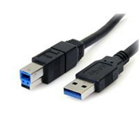 10 ft. Black SuperSpeed USB 3.0 Cable A to B Male to Male