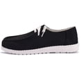 thumbnail image 4 of Daeful Mens Loafers Slip On Shoes Casual Canvas Shoes Comfort Sneakers Black 10, 4 of 5