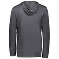 thumbnail image 2 of Holloway Sportswear XS Repreve®  Eco Hoodie Carbon Heather 222577, 2 of 5