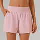 thumbnail image 2 of Pantalones cortos deportivos de cintura alta para mujer con bolsillo, pantalones cortos para correr y hacer gimnasia, 2 of 5