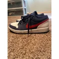 thumbnail image 4 of Jo r-dan sneakers with blue red white low, 4 of 6