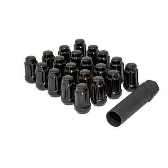 Gorilla Automotive 5Lug 7/16 SPLINE WIK PASS BLK SD Spline Lug Nut Install Kit, K5CS-00716BGR