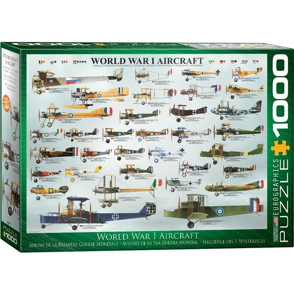 World War I Aircraft 1000-Piece Puzzle