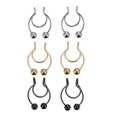 thumbnail image 3 of Assorted Color Nose Ornaments Crafted with Stainless Steel Comfortable to Wear 6 Pcs, 3 of 3