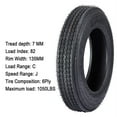 thumbnail image 6 of Soonbuy 5.3-12 5.3x12 530-12 5.30-12 Trailer Tires, Load Range C, 6PR, 6 of 6