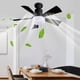 thumbnail image 4 of Ventilador de techo silencioso con control remoto de luz LED para dormitorio, sala de estar, cocina, 4 of 9