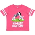 thumbnail image 3 of Inktastic My Aunt Loves Me Zebra Zoo Animal Boys or Girls Toddler T-Shirt, 3 of 5