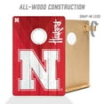 thumbnail image 4 of YouTheFan NCAA Nebraska Cornhuskers 2' x 3' Cornhole Game, 4 of 7