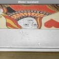 thumbnail image 6 of Ambesonne Queen Place Mats Set of 4, Playing Poker Card Deck, Standard Size, Vermilion Yellow White, 6 of 6