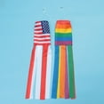 thumbnail image 4 of Rainbow Column Windsock for Hanging Use Made with Lightweight Polyester Multi 5 inches x 35 inches, 4 of 9