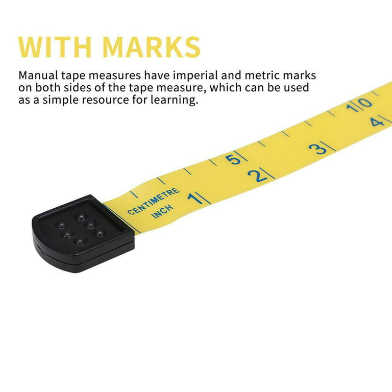 Kids Tape Measure Retractable Simple Tape Measure Wind-Up Tape Resources  Play Tape Measure Construction Toy for Kids Children