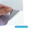 thumbnail image 4 of Unique Bargains 8.2x5.8" Printable Holographic Sticker Paper, 30 Pack Glossy Rainbow Vinyl Sticker Paper Holographic, Style 2, 4 of 7