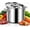 13.78*13.78IN, variant on Heavy Duty Stainless Steel Stock Pot with Lid, 9.5-74 QT Tri-Ply Base Large Induction Cooking Soup Pot, Commercial Grade Saucepot for Seafood Boil, Canning, Tamale, Lobster