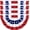 1.5*3 ft, variant on American Pleated Fan Flag Patriotic USA Bunting Banner Red White Blue Half Fan Flag Decor with Brass Grommets for July 4th Memorial Day Outdoor