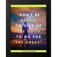 thumbnail image 2 of ArtsyQuotes 15x18 Black Modern Framed Museum Art Print Titled - John D. Rockefeller Quote: Dont Be Afraid, 2 of 5