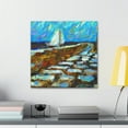 thumbnail image 4 of Seawall on the Shore - Canvas, 4 of 10