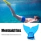 thumbnail image 3 of Sywqhk Mermaid Flipper Niños Aletas de natación Whale Tail Flipper Equipo de natación (B) Sywqhk Alta Calidad, 3 of 8